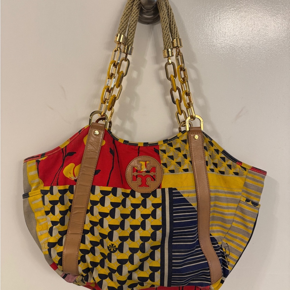 Colorful Patterned Tote Bag
